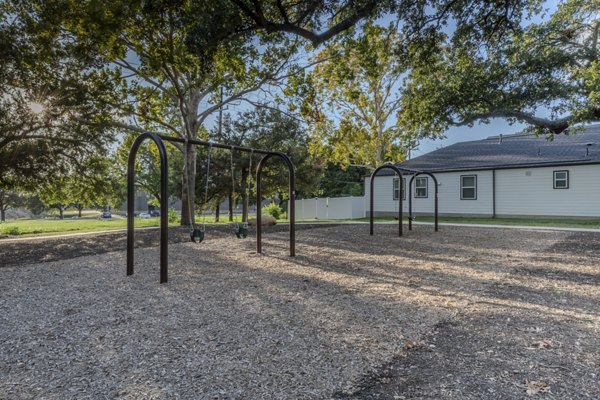 patio at Los Cielos at Brooks Luxury Rentals Apartments