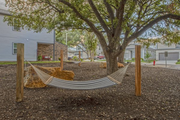 patio at Los Cielos at Brooks Luxury Rentals Apartments