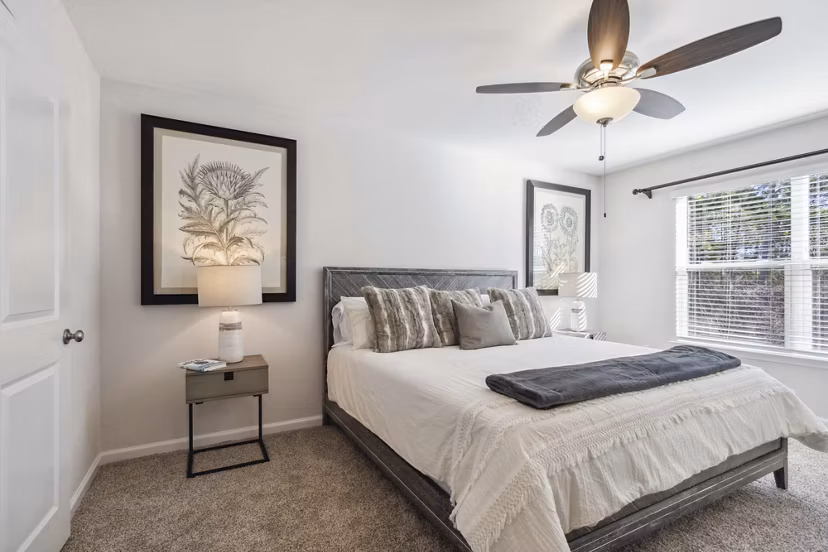 bedroom at Covey Homes Grand Lagoon Apartments