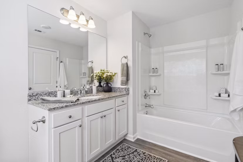 bathroom at Covey Homes Grand Lagoon Apartments