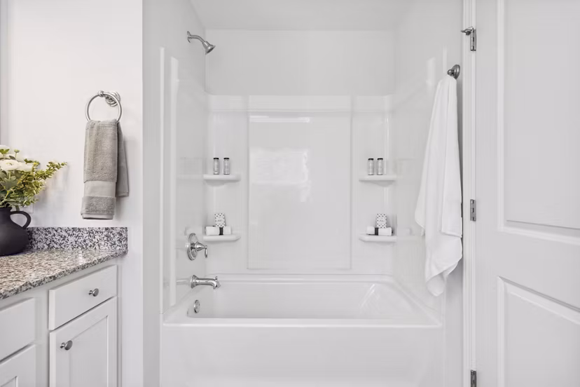 bathroom at Covey Homes Grand Lagoon Apartments