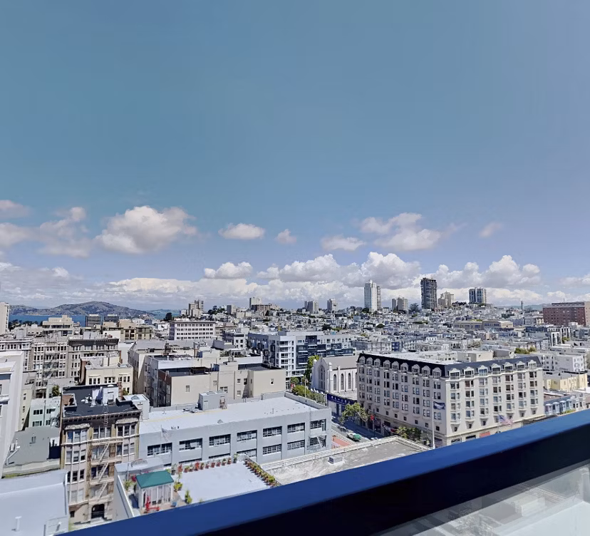 view at 1700 California Street Apartments