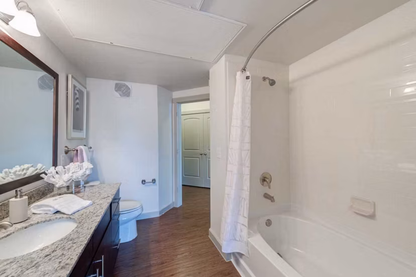 bathroom at 91Fifty Apartments