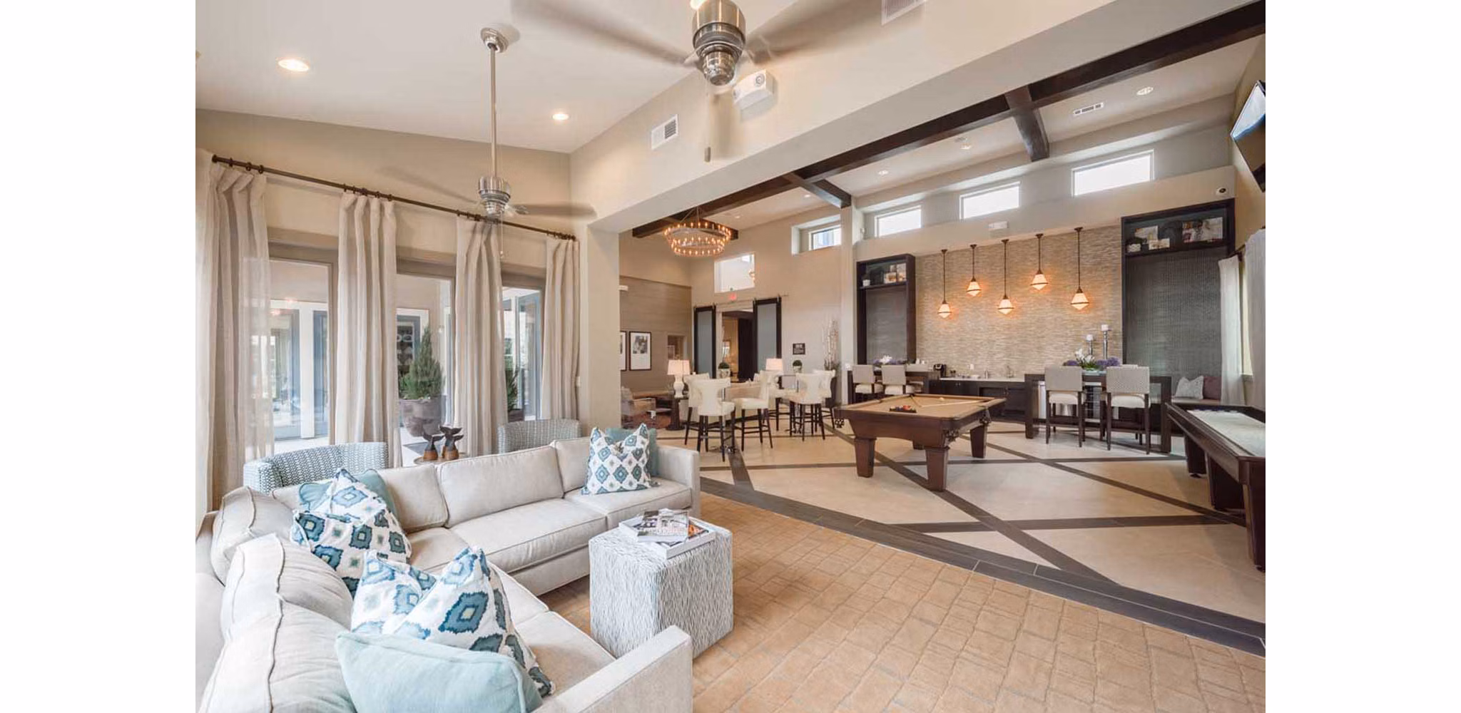 clubhouse at 91Fifty Apartments
