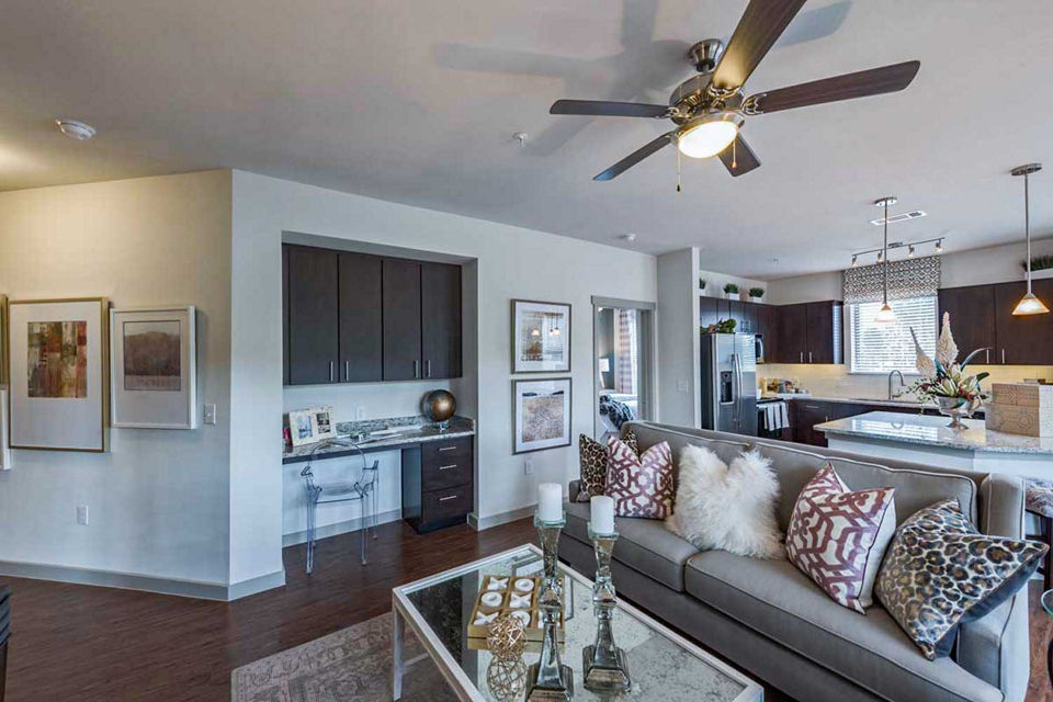 living room at 91Fifty Apartments