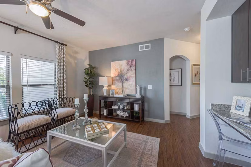 living room at 91Fifty Apartments