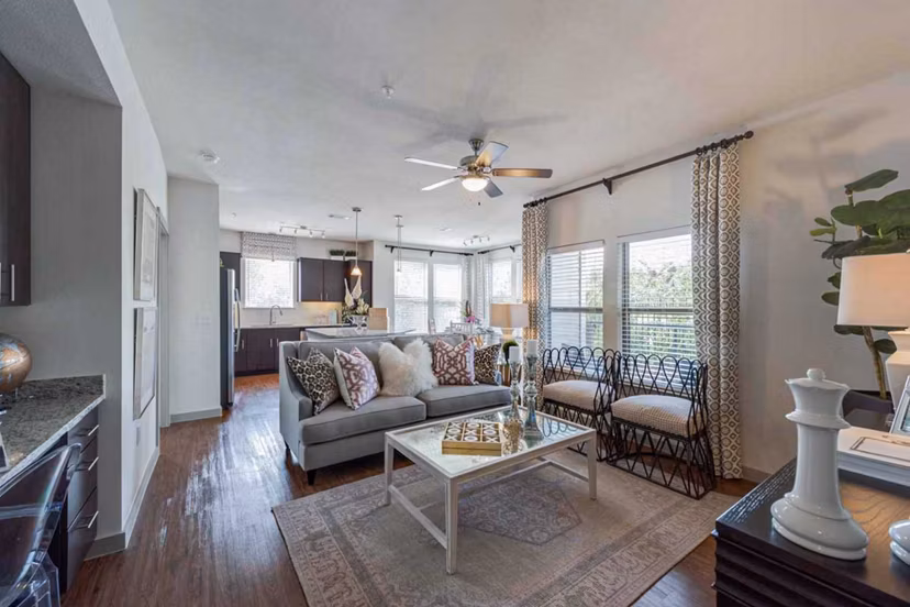 living room at 91Fifty Apartments