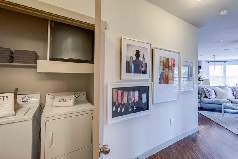 laundry facility at 91Fifty Apartments