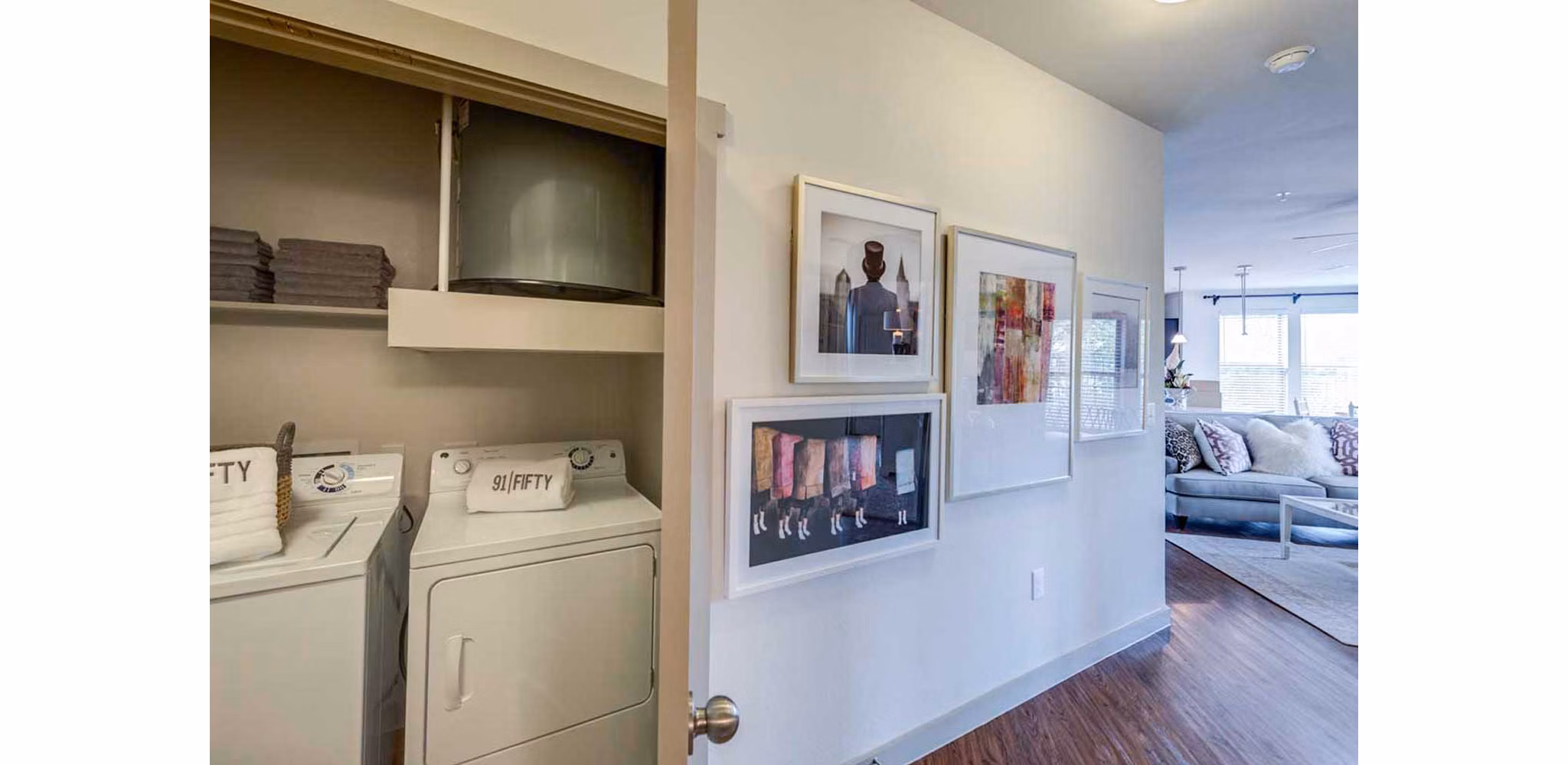 laundry facility at 91Fifty Apartments