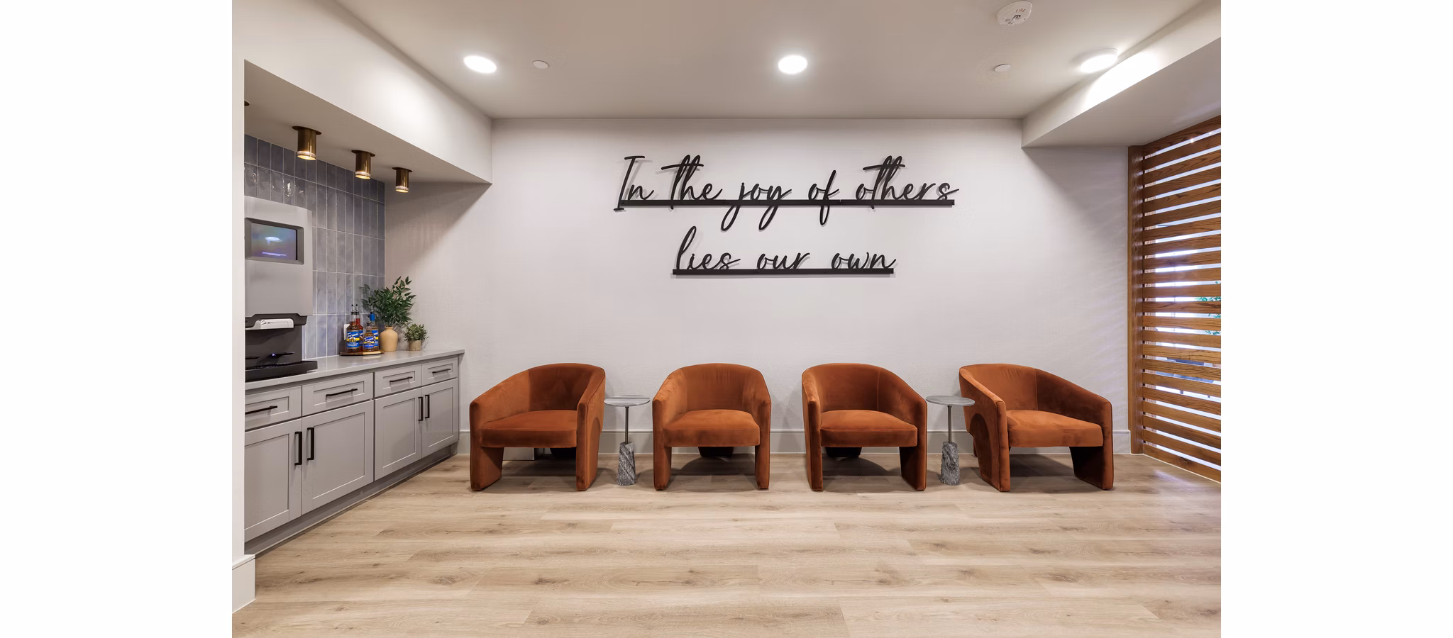 clubhouse at The Luxe at Lewisville Apartments