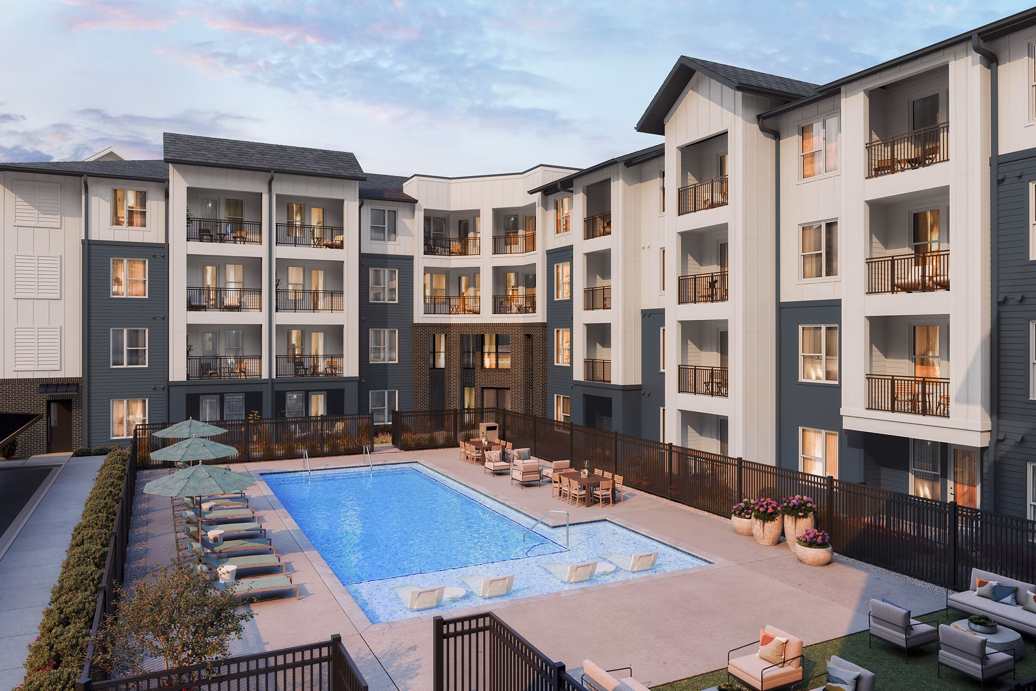 rendering at The Luxe at Lewisville Apartments