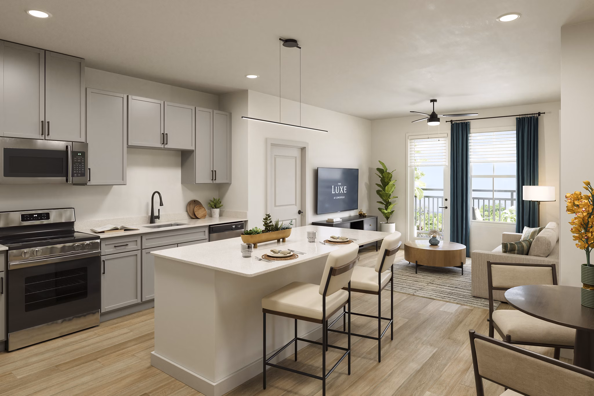 rendering at The Luxe at Lewisville Apartments