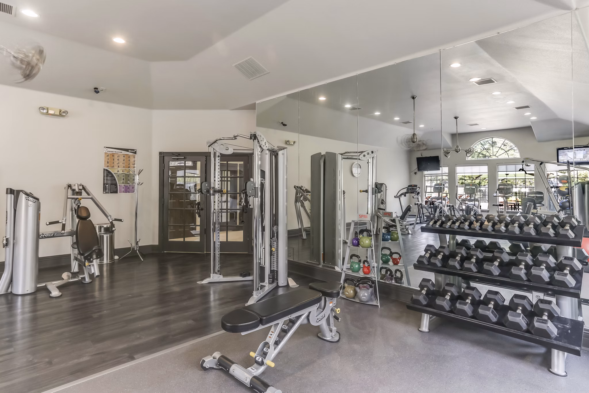 fitness center at Dove Valley Apartments 