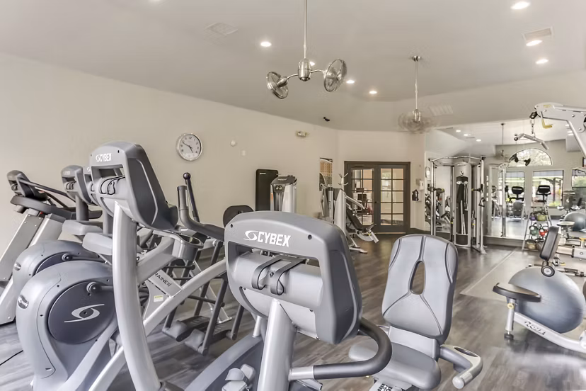 fitness center at Dove Valley Apartments 