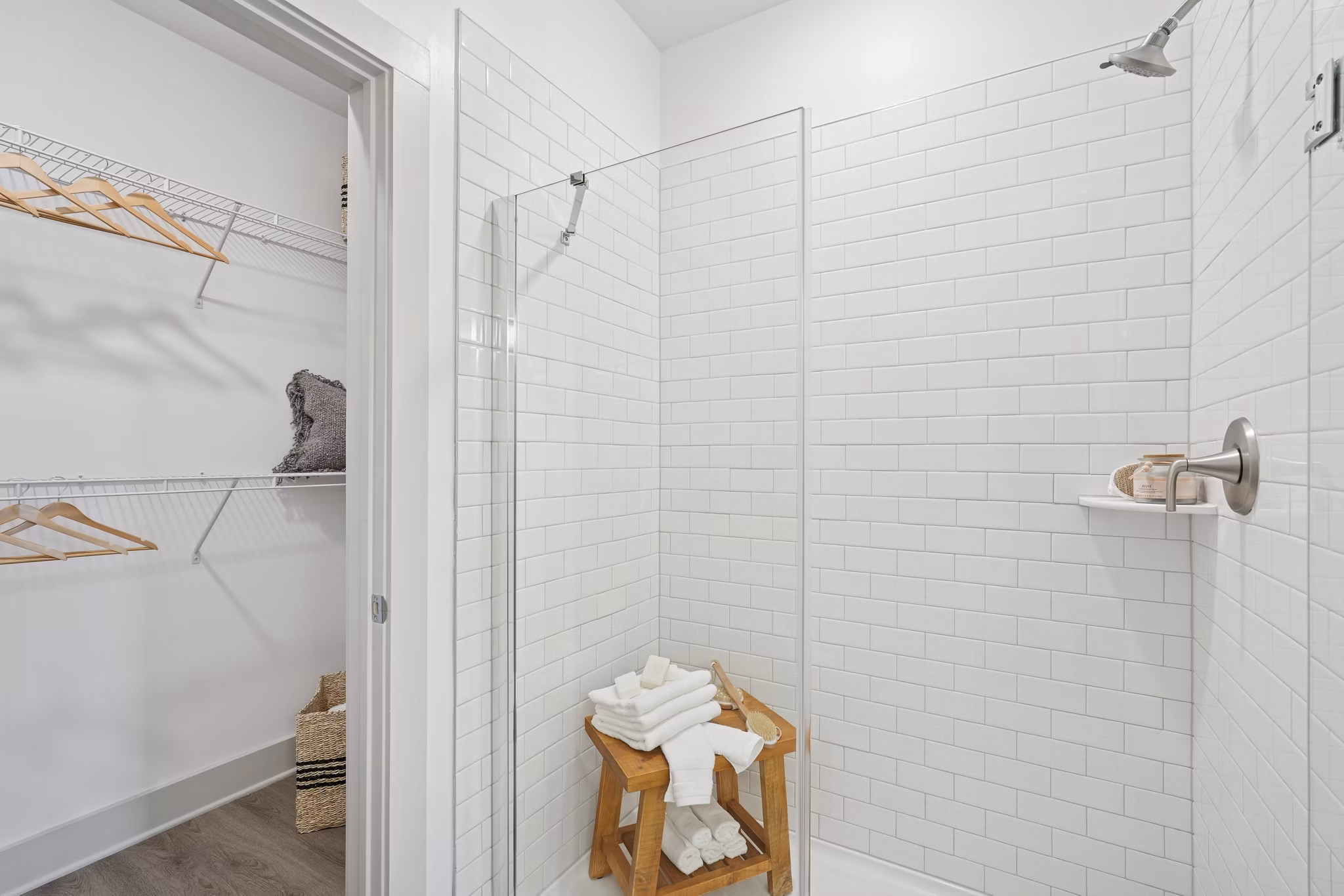 Closet at Arcadia at Carolina Forest Apartments