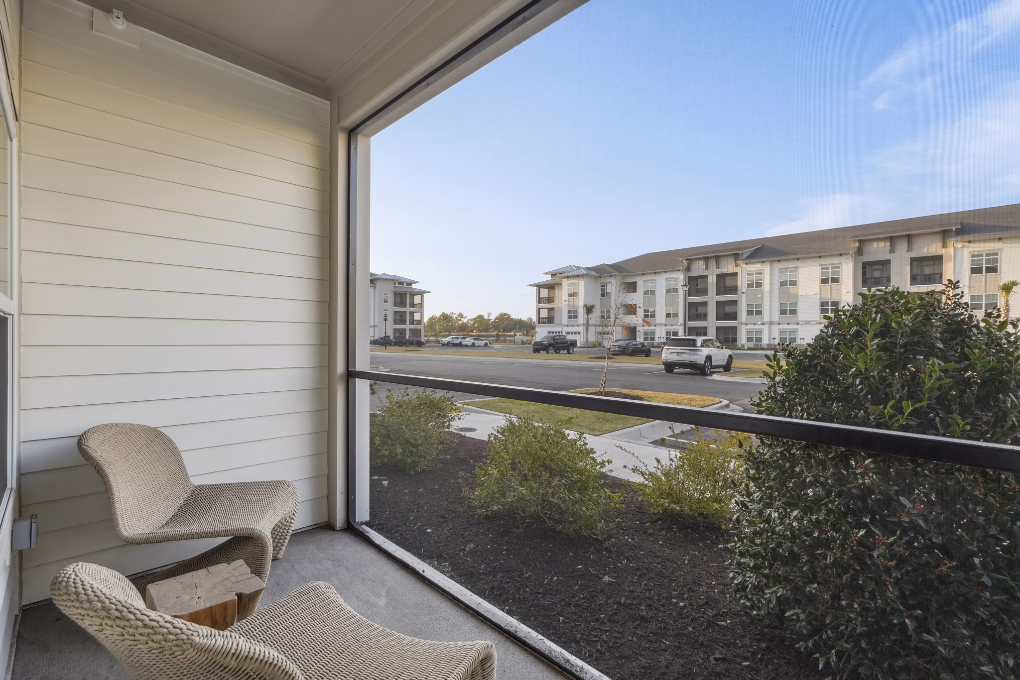 patio at Arcadia at Waterway Hills Apartments