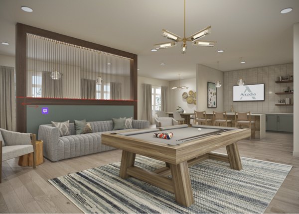 rendering at Arcadia at Waterway Hills Apartments
