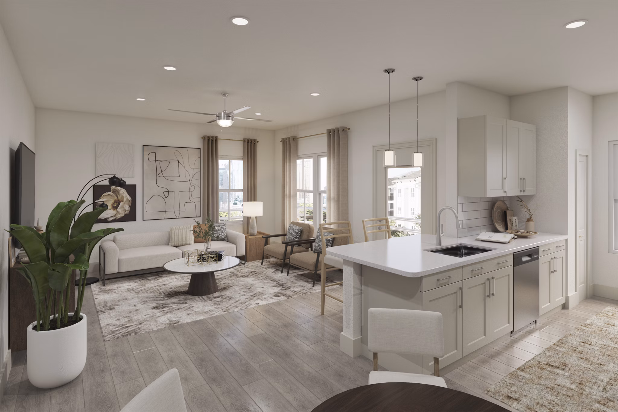 rendering at Arcadia at Waterway Hills Apartments
