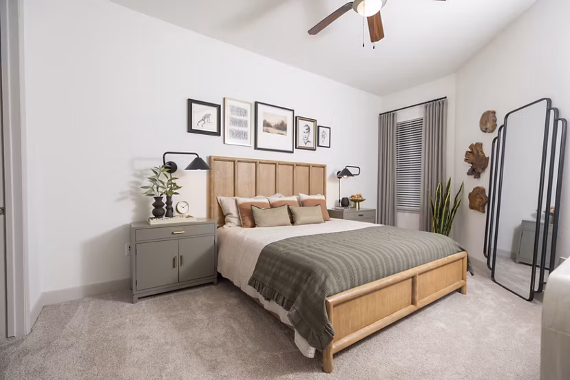 bedroom at The Briscoe River Oaks Apartments