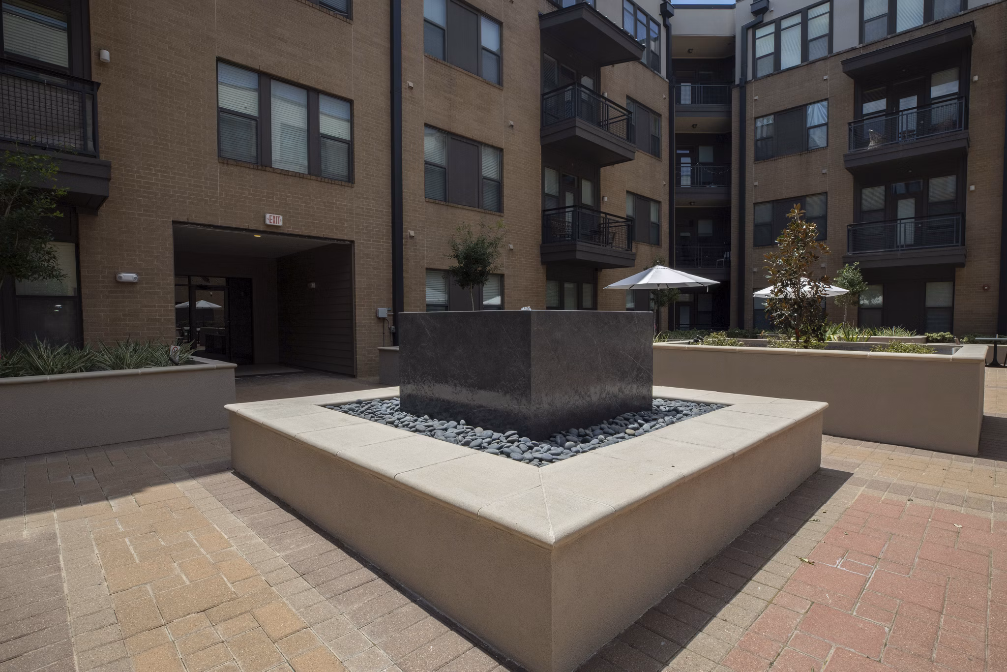 recreational area at The Briscoe River Oaks Apartments
