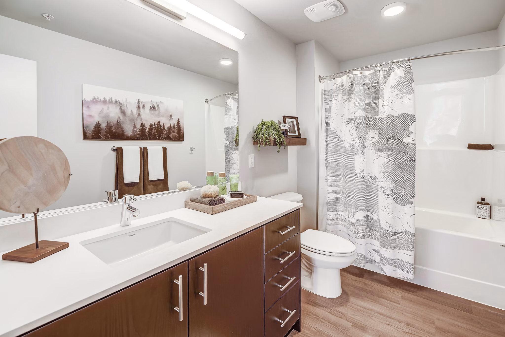 bathroom at Parkside Esterra Park Apartments