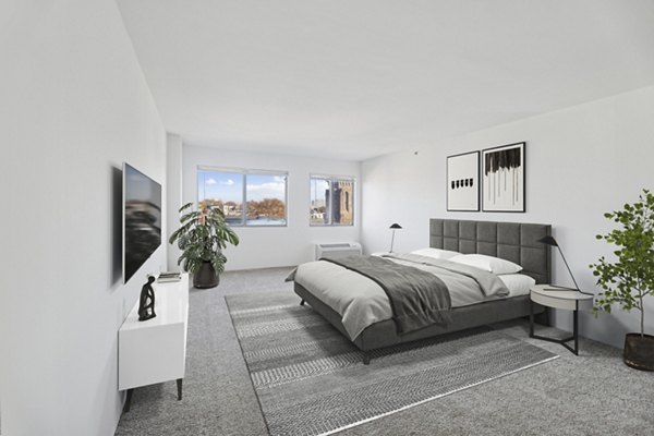 bedroom at NorthXNorthwest Northwest Tower Apartments