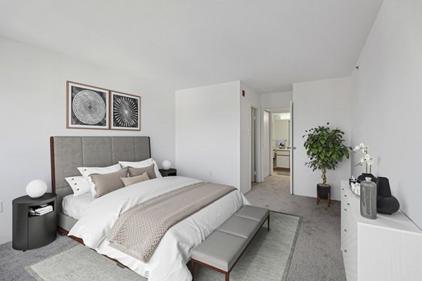 bedroom at NorthXNorthwest Northwest Tower Apartments