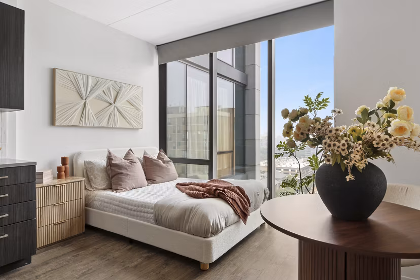bedroom at NorthXNorthwest Northwest Tower Apartments
