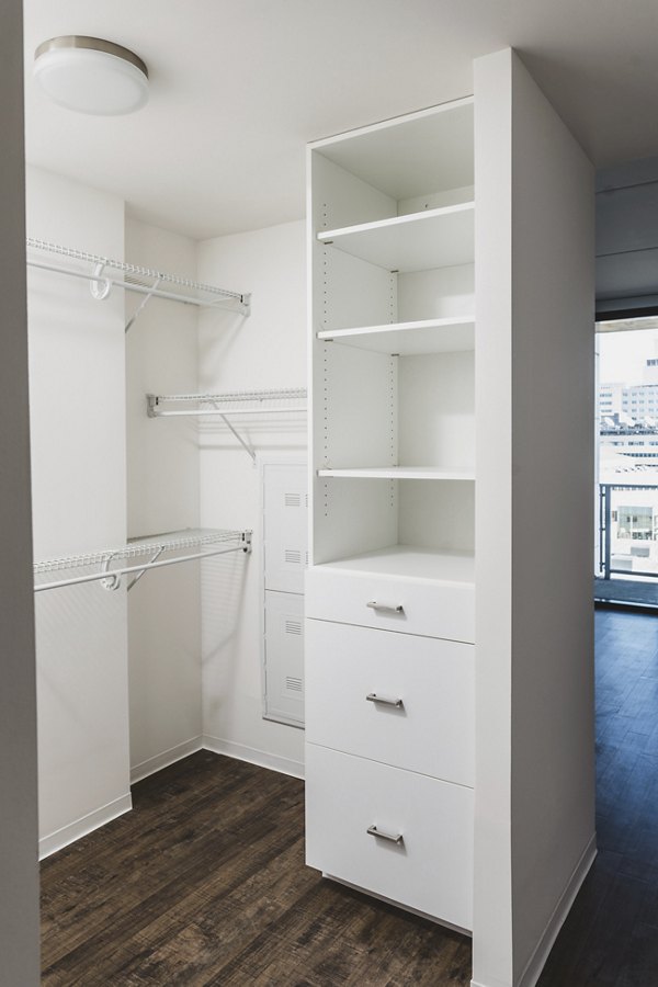 closet at NorthXNorthwest Northwest Tower Apartments