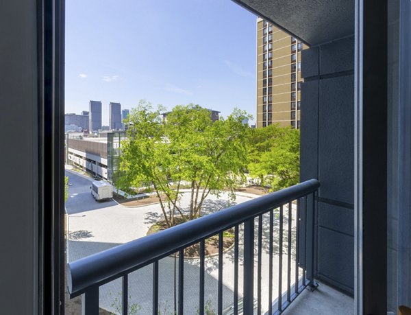 patio at NorthXNorthwest Northwest Tower Apartments