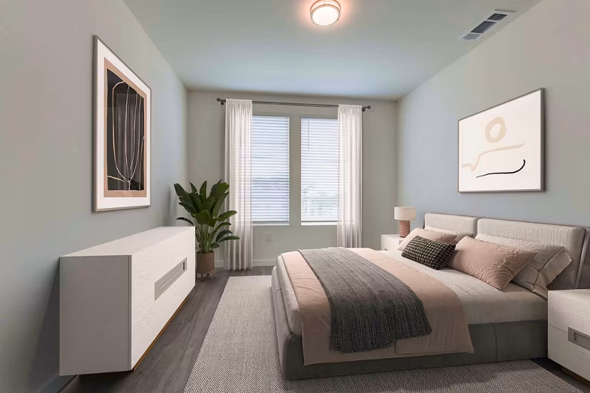 bedroom at Sunstone Apartments