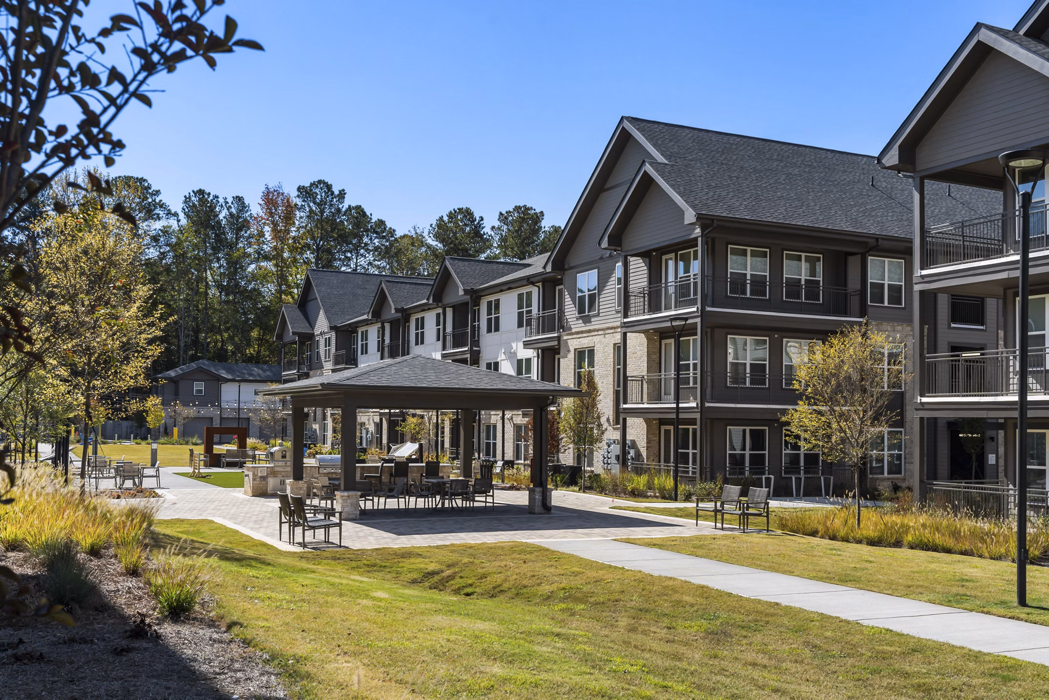 building at The Parker Apartments