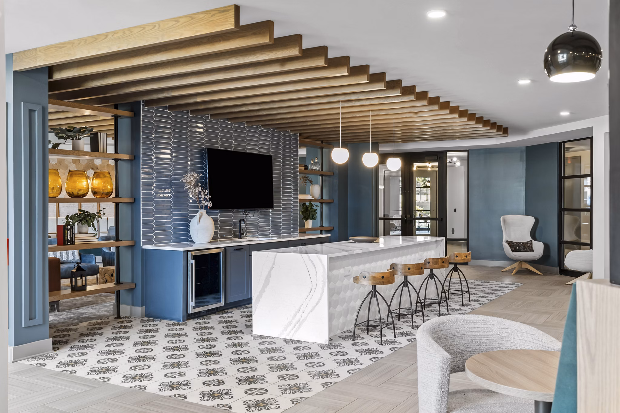 clubhouse at The Parker Apartments