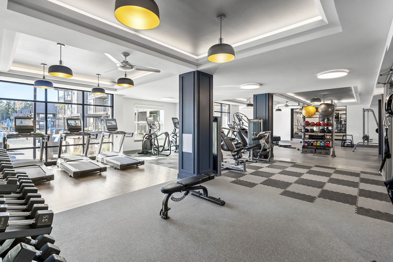 Gym at The Parker Apartments (2 of 4)