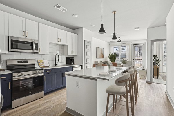 kitchen at The Parker Apartments