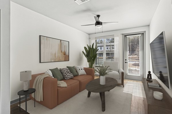 living room at The Parker Apartments