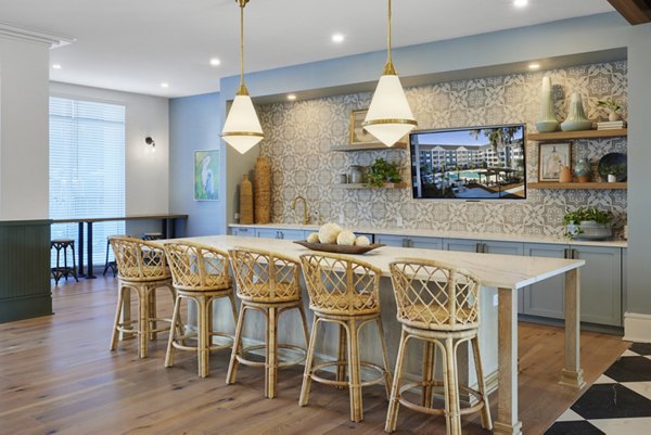 dining room at Populus Pooler Apartments