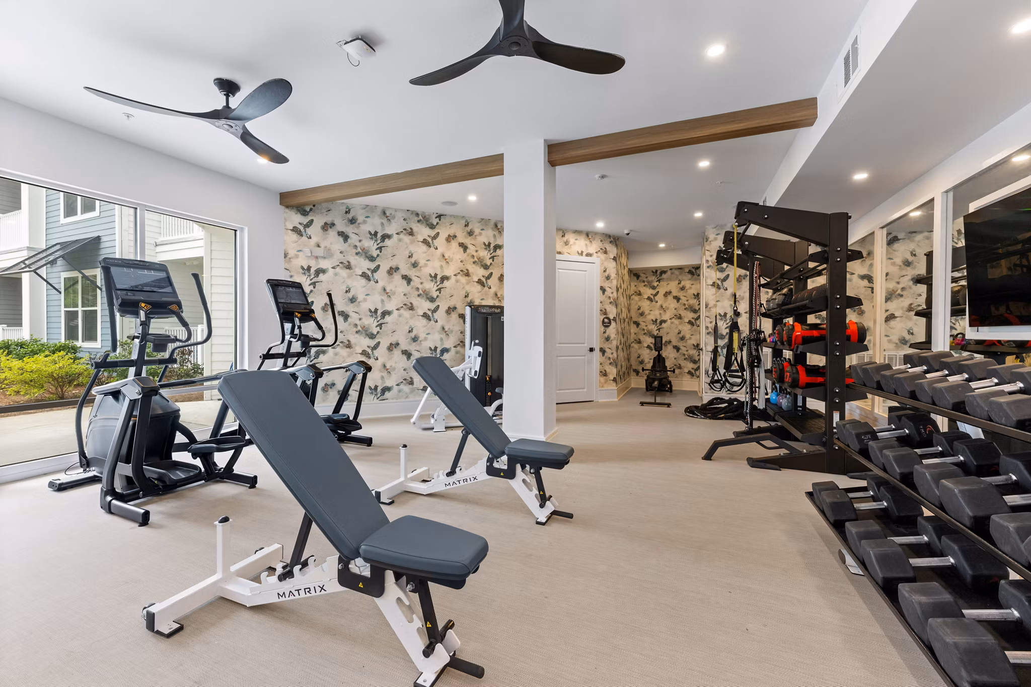 fitness center at Populus Pooler Apartments 
