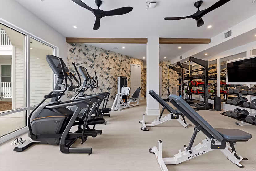 fitness center at Populus Pooler Apartments 