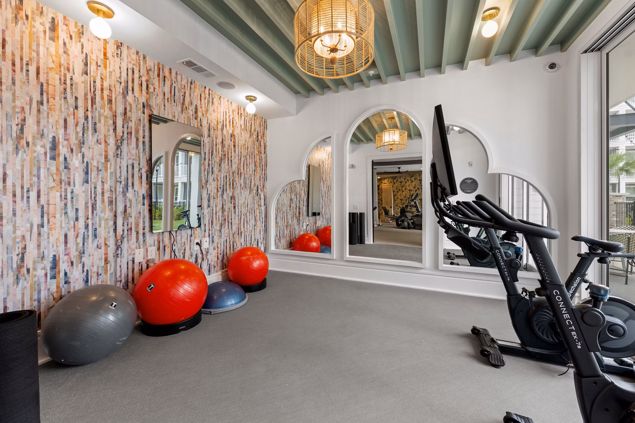 fitness center at Populus Pooler Apartments 