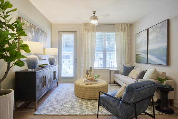 living room at Populus Pooler Apartments