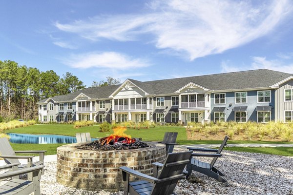 patio at Populus Pooler Apartments 