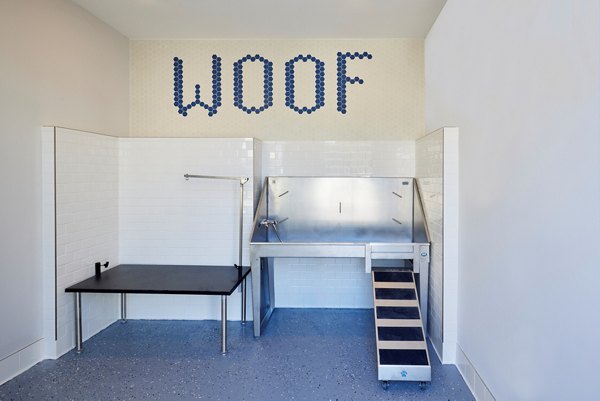 dog wash station at Populus Pooler Apartments 