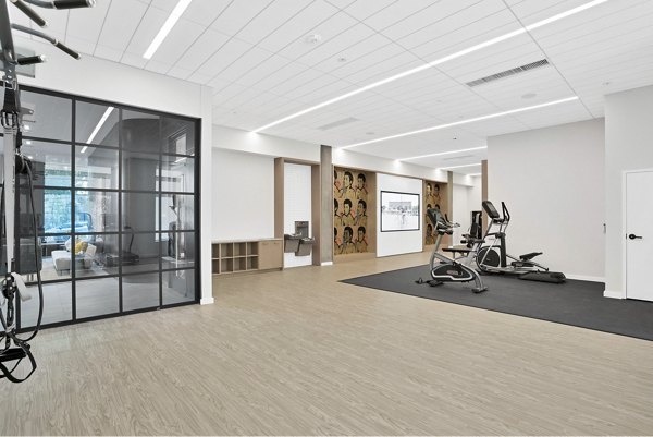 fitness center at Denizen Apartments 
