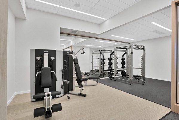 fitness center at Denizen Apartments 