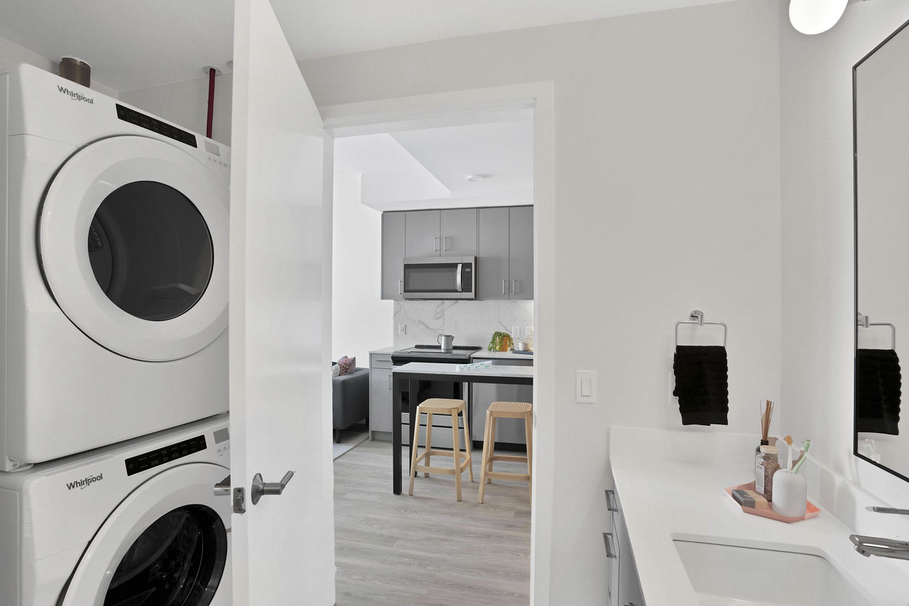 Laundry room at Denizen