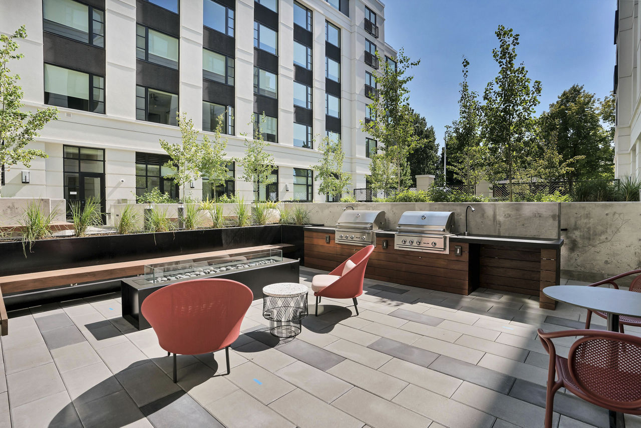Grill area at Denizen