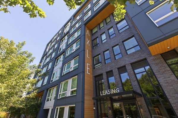 building/exterior at Axle Apartments