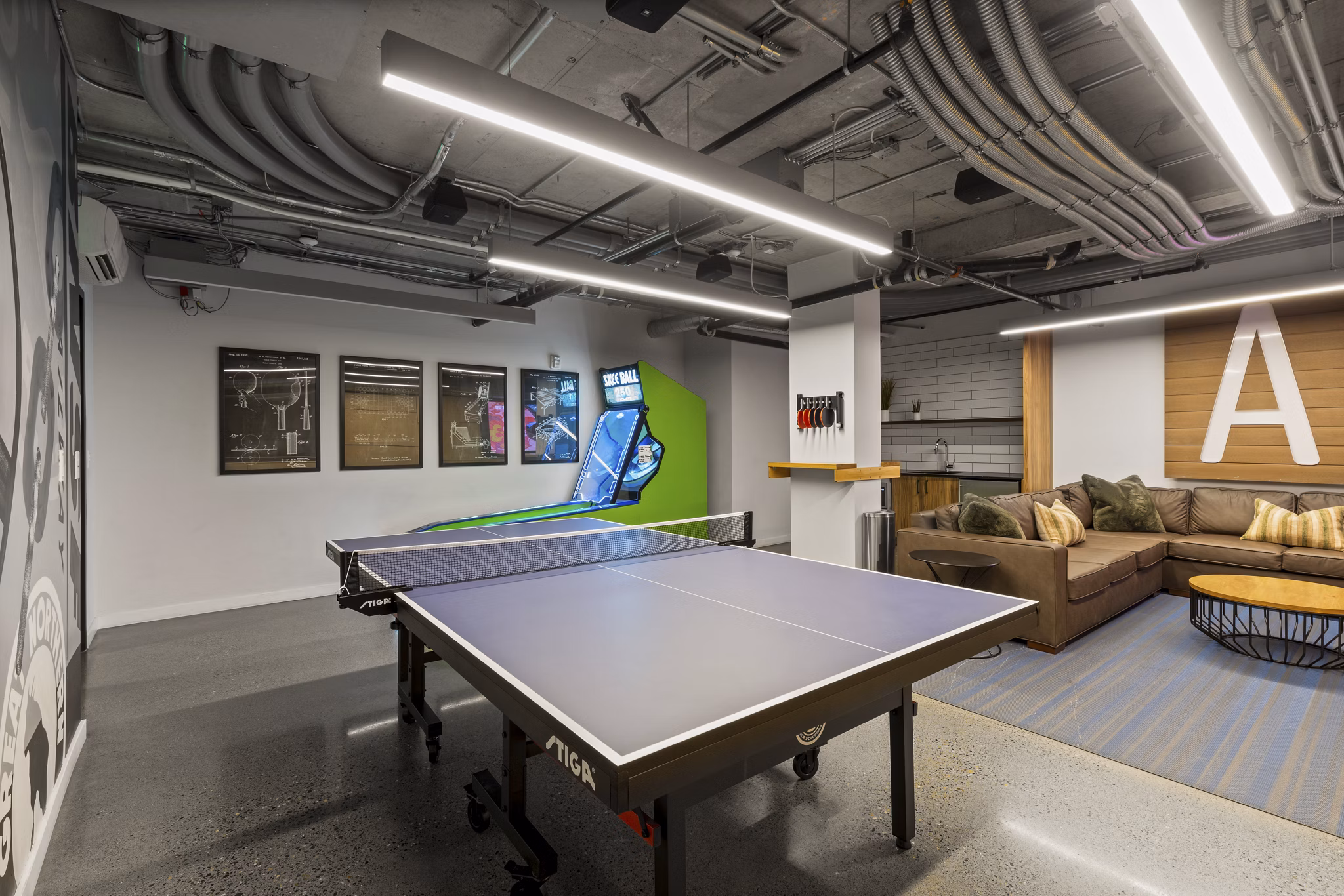 clubhouse at Axle Apartments