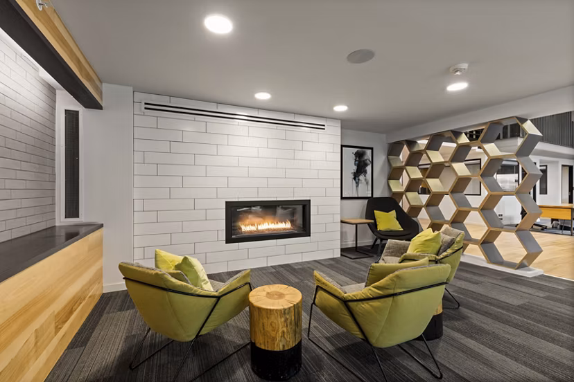 clubhouse at Axle Apartments